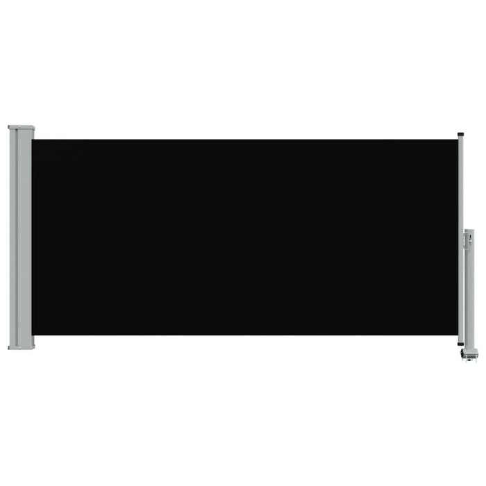 Copertină laterală retractabilă de terasă, negru, 120 x 300 cm - WALTI WALTI