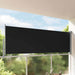 Copertină laterală retractabilă de terasă, negru, 120 x 300 cm - WALTI WALTI