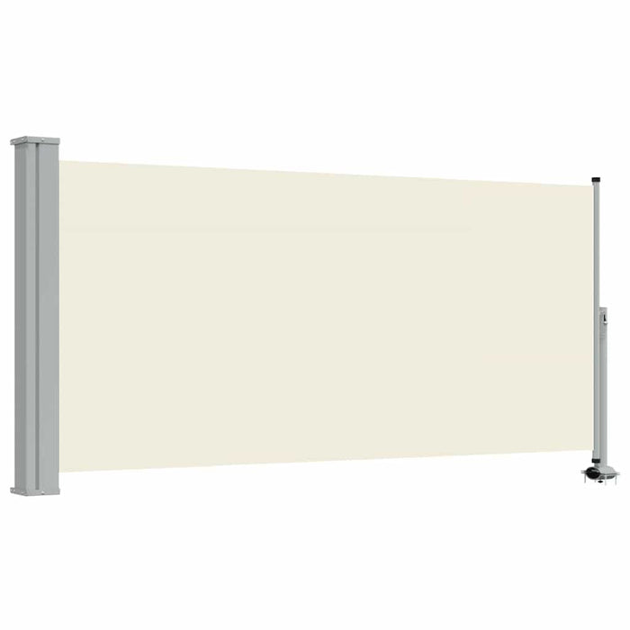 Copertină laterală retractabilă de terasă, crem, 120 x 300 cm - WALTI WALTI