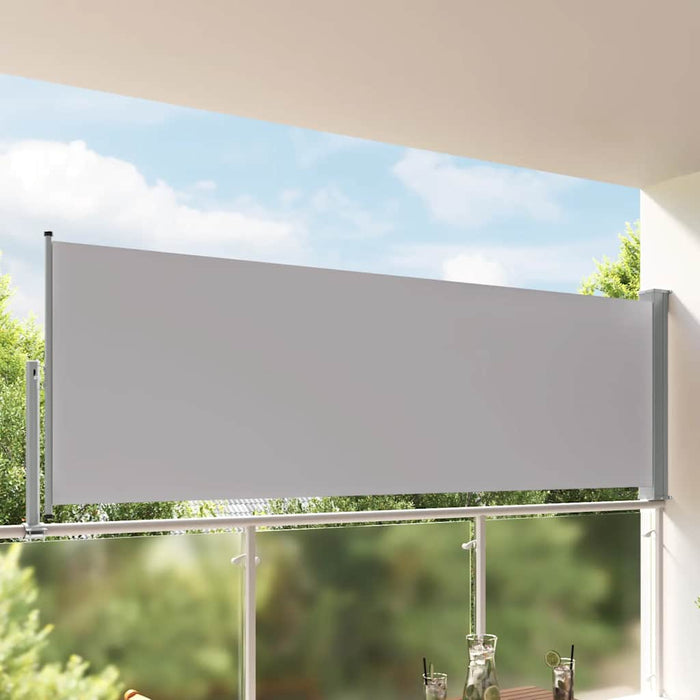 Copertină laterală retractabilă de terasă, gri, 120 x 300 cm - WALTI WALTI