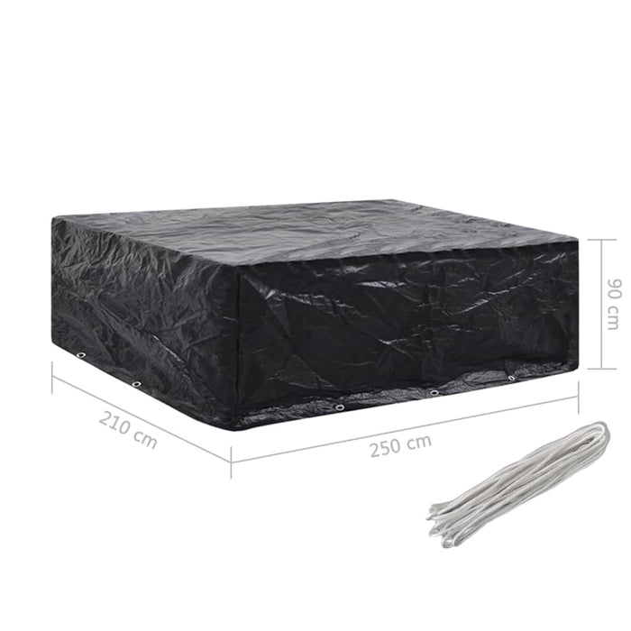 Husă mobilier de grădină, 8 ocheți, 250 x 210 x 90 cm - WALTI WALTI