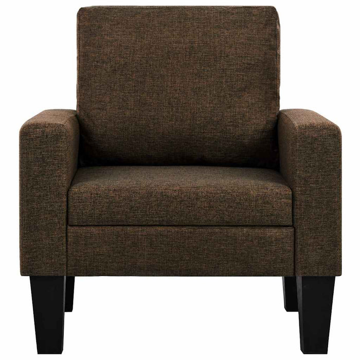 Set canapele 2 piese, material textil, maro WALTI
