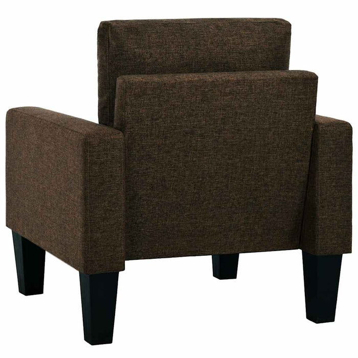 Set canapele 2 piese, material textil, maro WALTI