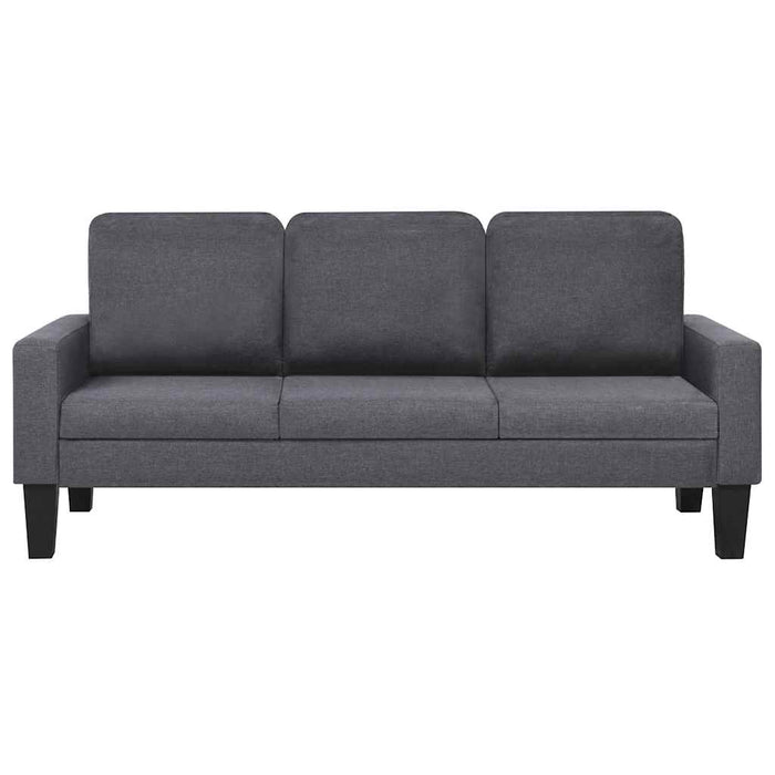 Set de canapele, 2 piese, material textil, gri închis WALTI