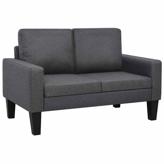 Set de canapele, 2 piese, material textil, gri închis WALTI