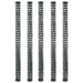 Plase gard de grădină, 5 buc., verde, 1x1,2 m, HDPE - WALTI WALTI