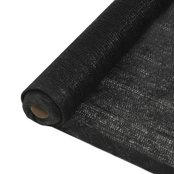 Plasă protecție vizuală, negru, 1,5x10 m, HDPE WALTI