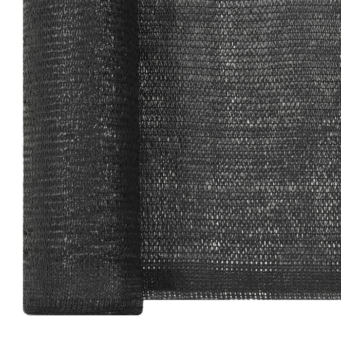 Plasă protecție vizuală, negru, 1,5x25 m, HDPE WALTI