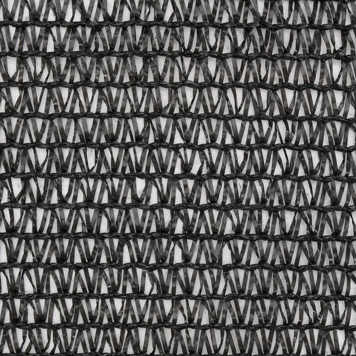 Plasă protecție vizuală, negru, 1,5x25 m, HDPE WALTI