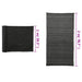 Plasă protecție vizuală, negru, 2x25 m, HDPE - WALTI WALTI