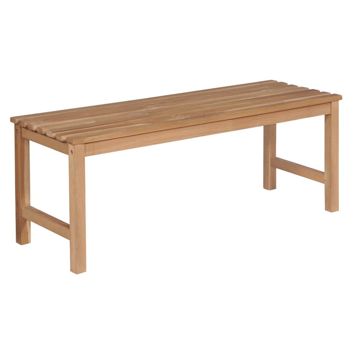 Bancă de grădină, 120 cm, tec masiv WALTI