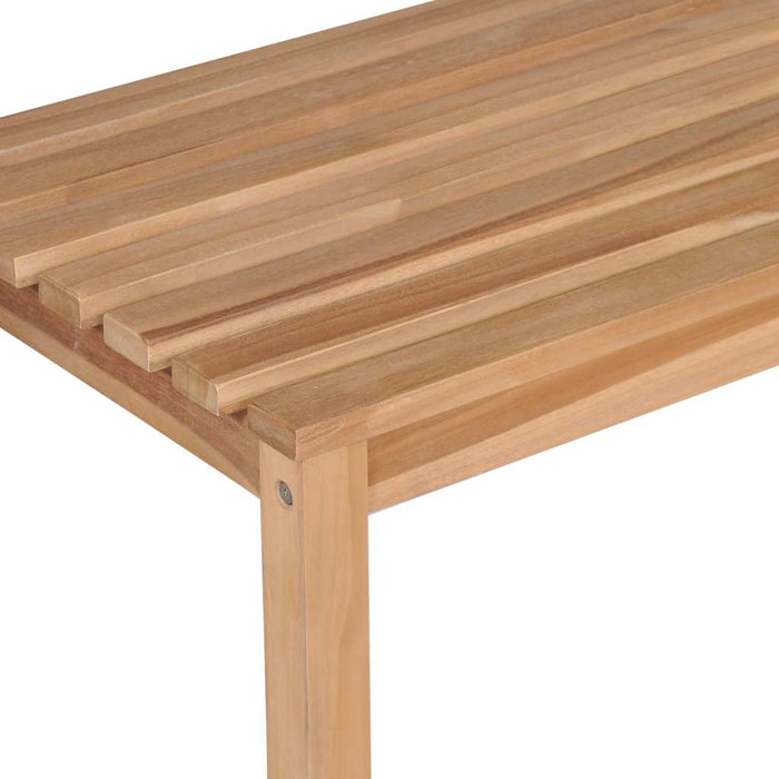 Bancă de grădină, 120 cm, tec masiv WALTI