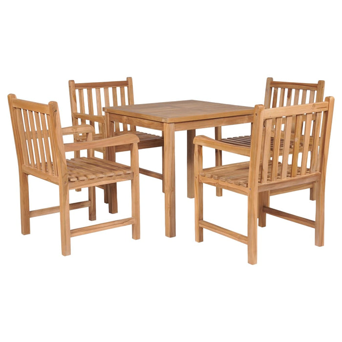 Set mobilier de exterior, 5 piese, lemn masiv de tec - WALTI WALTI