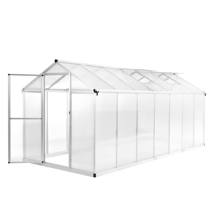 Seră, 15,6 m³, 421x190x195 cm, aluminiu - WALTI WALTI