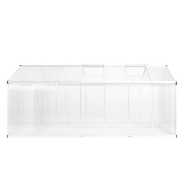 Seră, 15,6 m³, 421x190x195 cm, aluminiu - WALTI WALTI
