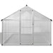 Seră, 23,44 m³, 481x250x195 cm, aluminiu - WALTI WALTI
