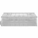 Seră, 23,44 m³, 481x250x195 cm, aluminiu - WALTI WALTI