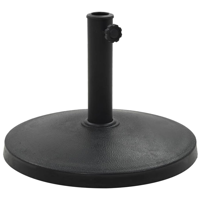 Suport umbrelă de soare rotund, negru, 10 kg, polirășină - WALTI WALTI