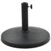 Suport umbrelă de soare rotund, negru, 10 kg, polirășină - WALTI WALTI