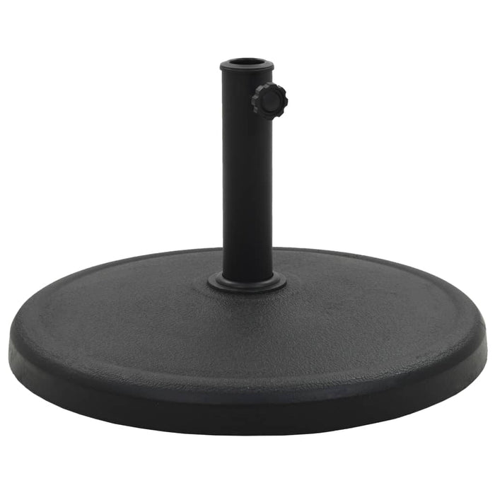 Suport umbrelă de soare, negru, 19 kg, polirășină, rotund - WALTI WALTI