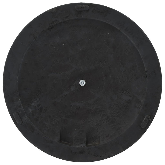 Suport umbrelă de soare, negru, 19 kg, polirășină, rotund - WALTI WALTI