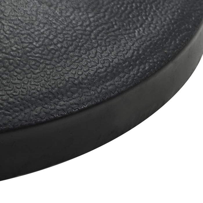 Suport umbrelă de soare, negru, 9 kg, polirășină, semi-rotund - WALTI WALTI