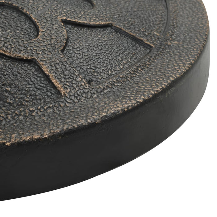 Suport umbrelă de soare, bronz, 13 kg, polirășină, rotund WALTI