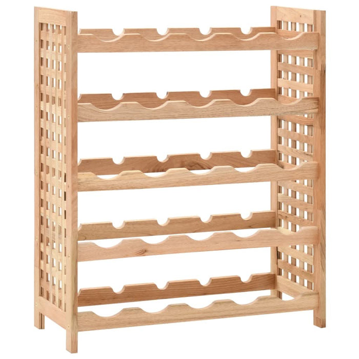 Suport sticle vin pentru 25 sticle, 63x25x73 cm, lemn masiv nuc - WALTI WALTI