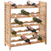 Suport sticle vin pentru 25 sticle, 63x25x73 cm, lemn masiv nuc - WALTI WALTI