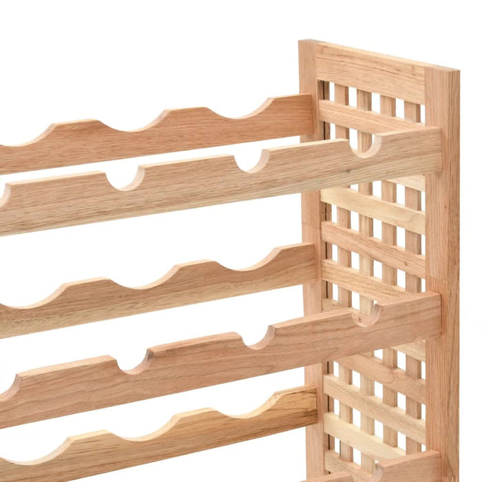 Suport sticle vin pentru 25 sticle, 63x25x73 cm, lemn masiv nuc - WALTI WALTI