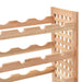 Suport sticle vin pentru 25 sticle, 63x25x73 cm, lemn masiv nuc - WALTI WALTI