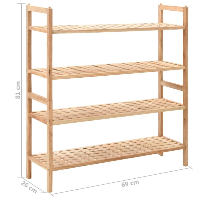 Pantofar din lemn masiv de nuc, 69 x 26 x 81 cm - WALTI WALTI