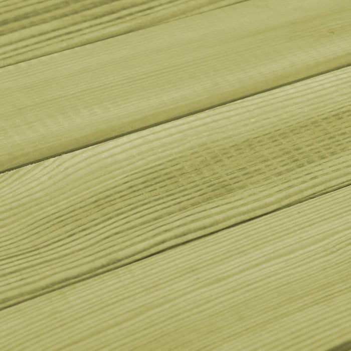 Masă de picnic cu bănci de copii, 90x90x58 cm, lemn pin tratat - WALTI WALTI