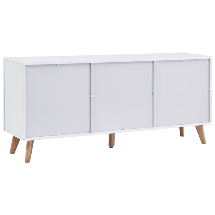 Servantă, alb, 160x40x70 cm, MDF WALTI