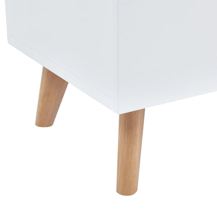 Servantă, alb, 160x40x70 cm, MDF WALTI