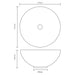 Chiuvetă de baie cu robinet mixer, ceramică, rotund, alb - WALTI WALTI