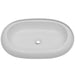 Chiuvetă de baie cu robinet mixer, ceramic, oval, alb - WALTI WALTI
