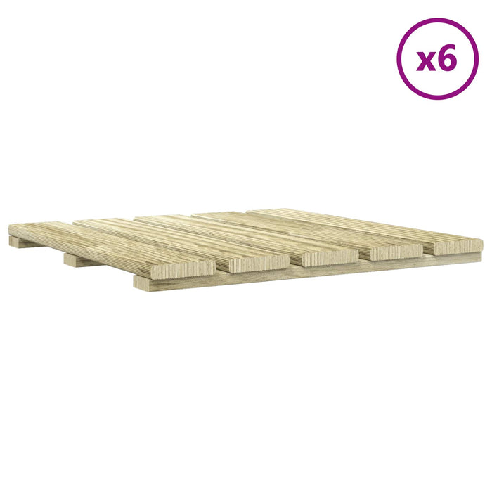Plăci pentru Deck 6 pcs Verde 50 x 50 cm - WALTI WALTI