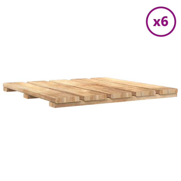 Plăci pentru Deck 6 pcs Maro 50 x 50 cm - WALTI WALTI