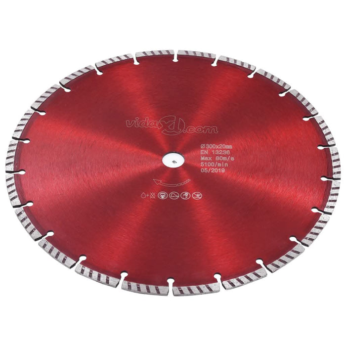 Disc diamantat de tăiere cu turbo, oțel, 300 mm - WALTI WALTI