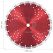 Disc diamantat de tăiere cu segmente turbo și găuri oțel 300 mm - WALTI WALTI