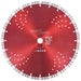 Disc diamantat de tăiere cu segmente turbo și găuri oțel 350 mm - WALTI WALTI