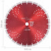 Disc diamantat de tăiere cu segmente turbo și găuri oțel 350 mm - WALTI WALTI