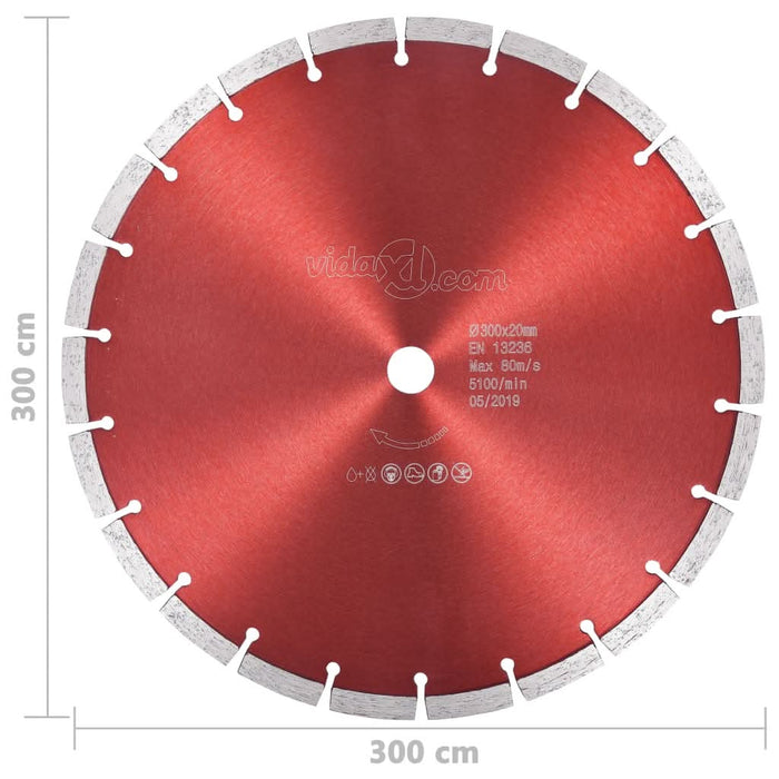 Disc diamantat de tăiere, oțel, 300 mm - WALTI WALTI