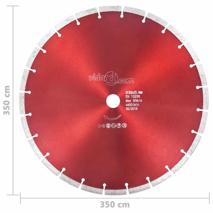 Disc diamantat de tăiere, oțel, 350 mm - WALTI WALTI