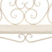 Bancă de grădină, alb vintage, 132 cm, metal - WALTI WALTI