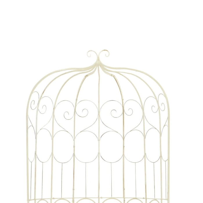 Bancă de grădină, alb vintage, 95 cm, fier - WALTI WALTI