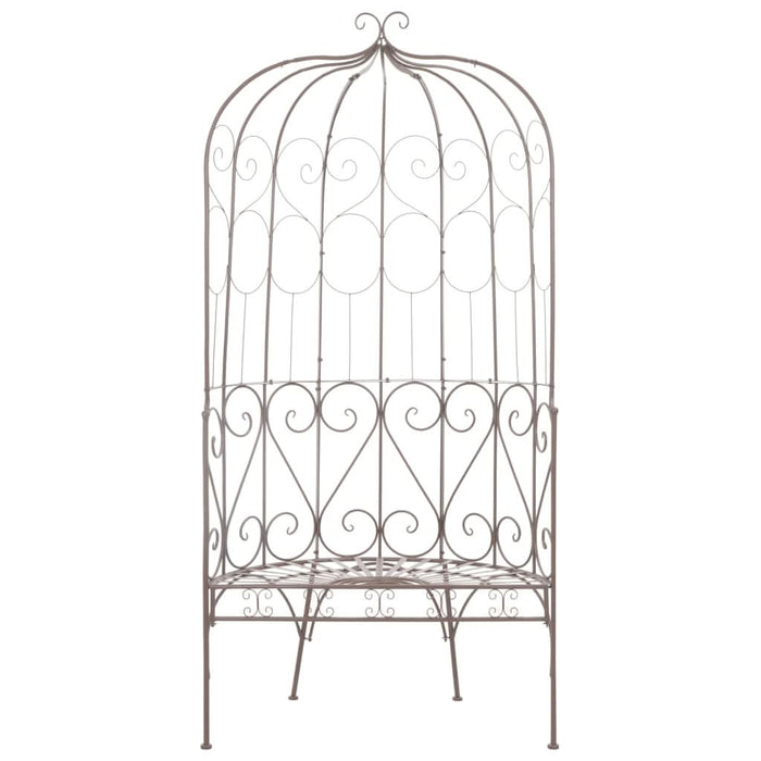 Bancă de grădină, alb vintage, 95 cm, fier - WALTI WALTI