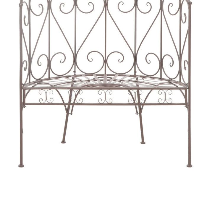 Bancă de grădină, alb vintage, 95 cm, fier - WALTI WALTI