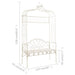 Bancă de grădină, alb vintage, 122 cm, fier - WALTI WALTI